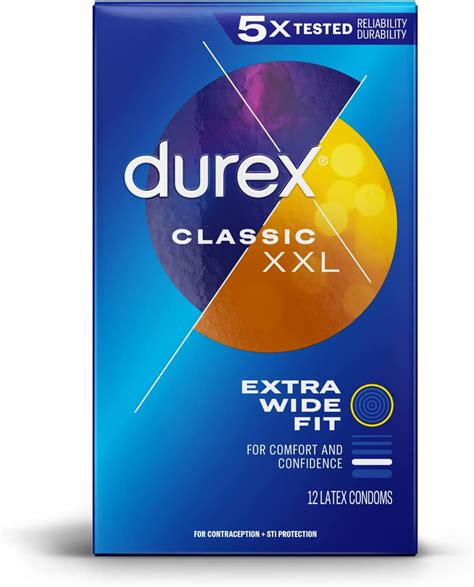 durex xxl width|Durex Condom XXL Longer & Wider Natural (12 pack)。